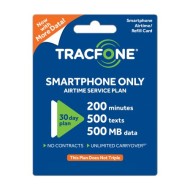 Tracfone Monthly Plan - 200 Minutes - 500MB Data